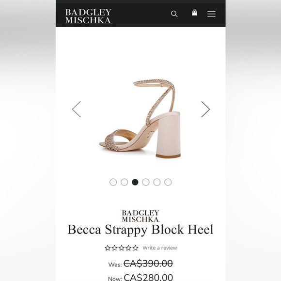 Badgley Mischka Strappy Sandals - Picture 3 of 9